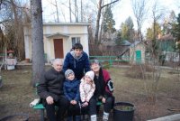Иван Лиханов с детьми, Лилией Лихановой И Альбертом Лихановым